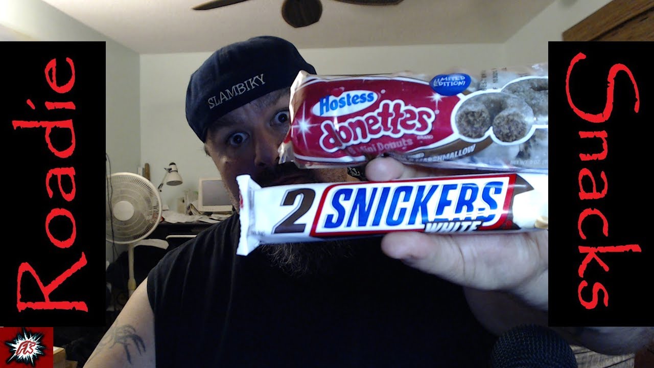 Roadie Snacks: #67. Snickers White & Hot Cocoa Donuts