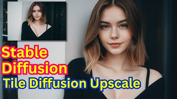 Stable Diffusion ControlNet - Tile Diffusion ComfyUI To Upscale An Image