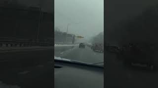 Driving on State Highway 590 with snow conditions in Rochester ASMR December 2024-Jan 2025 drive.