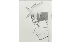 how to draw Naruto Uzumaki step by step || naruto drawing easy || How to draw anime step by step screenshot 5