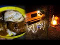 Camping Cooking Loco Moco (hamburger gravy and egg)