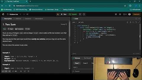 Two Sum LeetCode Solution in Java | No-Talk Code Walkthrough