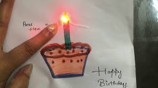 How to make electronic Greeting Card | Science Projects | Kids | Children | E-cards