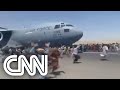 Situação do aeroporto de Cabul é de caos | CNN NOVO DIA