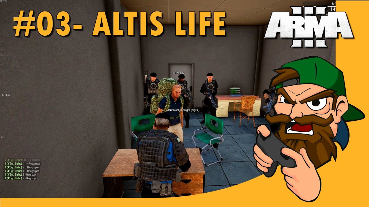 Arma 3 - Altis Life - Os Suspeitos Parte 2 - Role Play Raiz - YouTube