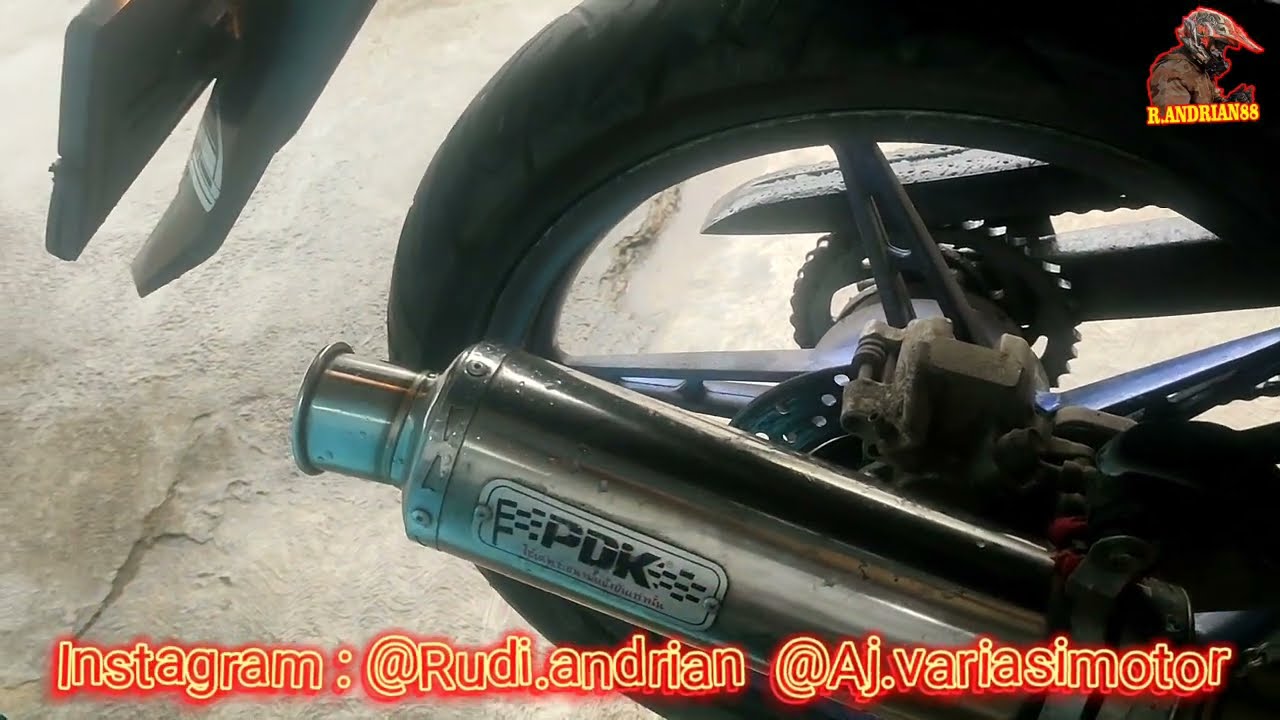 TES SUARA KENALPOT PDK DI MOTOR JUPITER MX