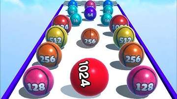 Ball Merge 2048 ! All Levels Gameplay Walkthrough Android, iOS