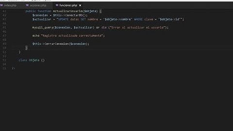 Insertar, eliminar, actualizar, consultar/listar datos de MySQL con PHP (POO) - Parte 3