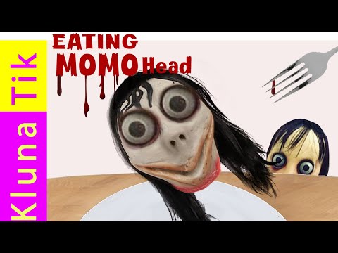 KLUNA TIK Destroying MOMO in real life | Mukbang Eating ASMR