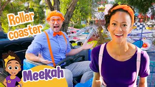 🎢Meekah and Blippi's Roller Coaster Adventure!! | Meekah Full Episodes | Educational Videos for Kids