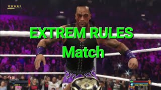 WWE 2K24 EXTREME RULES MATCH