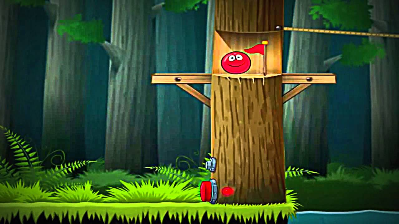 Игра красный шарик 4 - YouTube