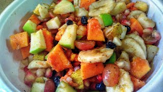 Fruit Chaat | Fruit Salad | فروٹ چاٹ | फल चाट | سلطة الفواكة | 水果沙拉 | Ensalada de frutas