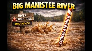 Big Manistee River Update: The Water Turned Into CHOCOLATE MILK!