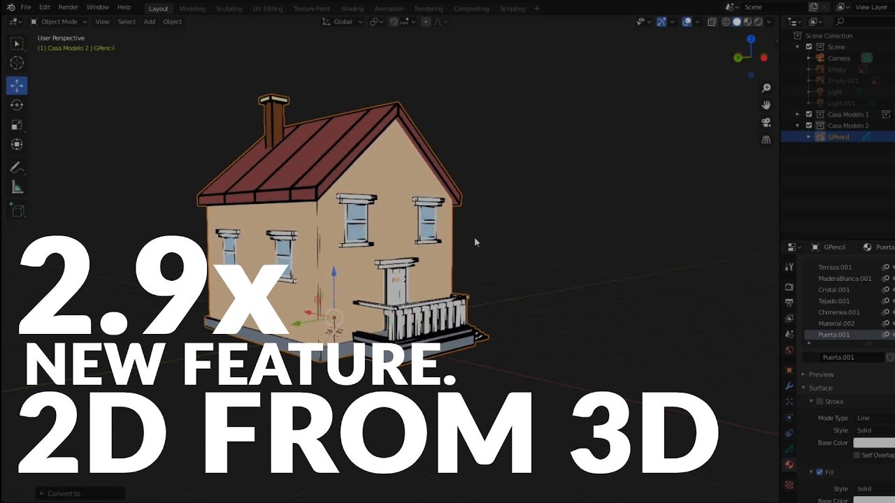 BLENDER - NEW FEATURE - FROM 3D! YouTube