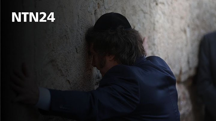 Milei se emocionó hasta las lágrimas en el Muro de los Lamentos durante su visita a Israel