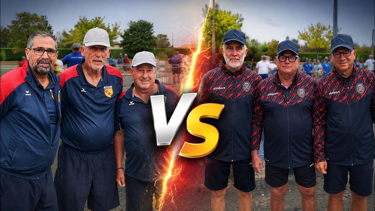 Miniature : 🔴 Direct - Championnat de France Triplette Vétérans - CD54 vs CD18 - BARRAGES