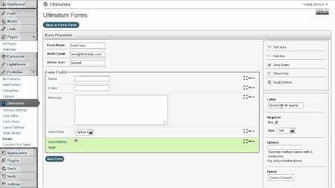 Ultimatum Form Generator