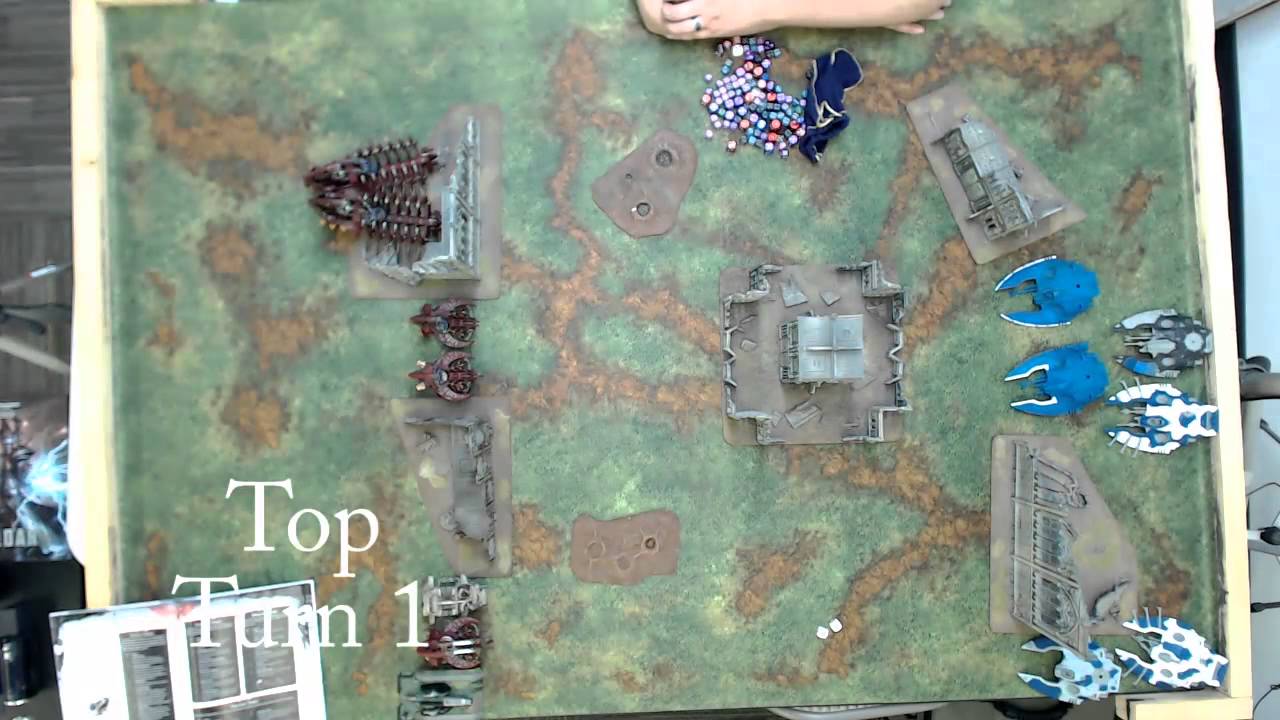 TSG BatRep 7.14: Serpent Spam Eldar (Newton) vs. Necrons (Cook) - YouTube