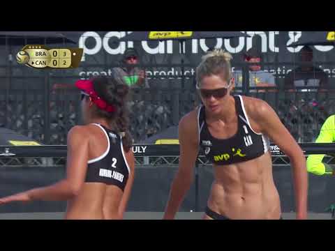 2018 FIVB Huntington Beach Open Barbara Fernanda Vs Pavan Humana Paredes Women S Semifinal Match