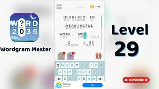 Wordgram Master Level 29Answers 🧩 | Tips & Solutions | Go Answer screenshot 2
