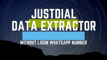 justdial Data scraper, Without Login Extract 100% Whatsapp Number Get Live Demo Now