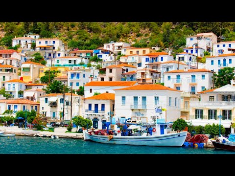 Poros Island Walk 🌴: A Tour Through Greece's Jewel Center! ⛱️ 🇬🇷