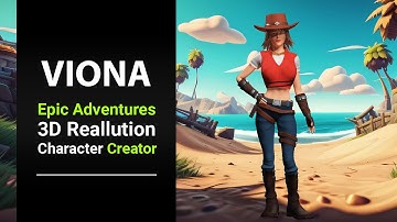 Unleash Creativity with Viona -A Dynamic 3D Character Pack for Character Creator 4 & Unreal Engine 5