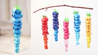 Easy Paper Flower Wall Hanging Diy Paper Wisteria Flower - Decoration Ideas