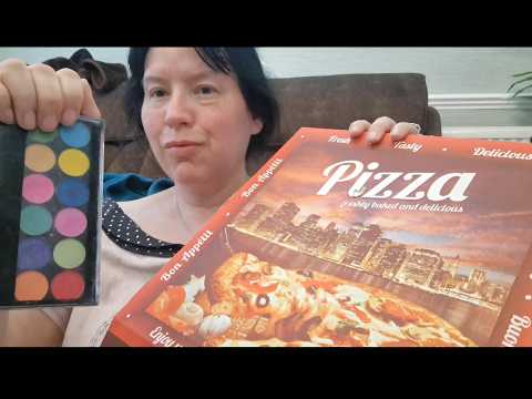 ASMR Bestie comes round for pizza and pamper - scalp / make up / chats RELAXING