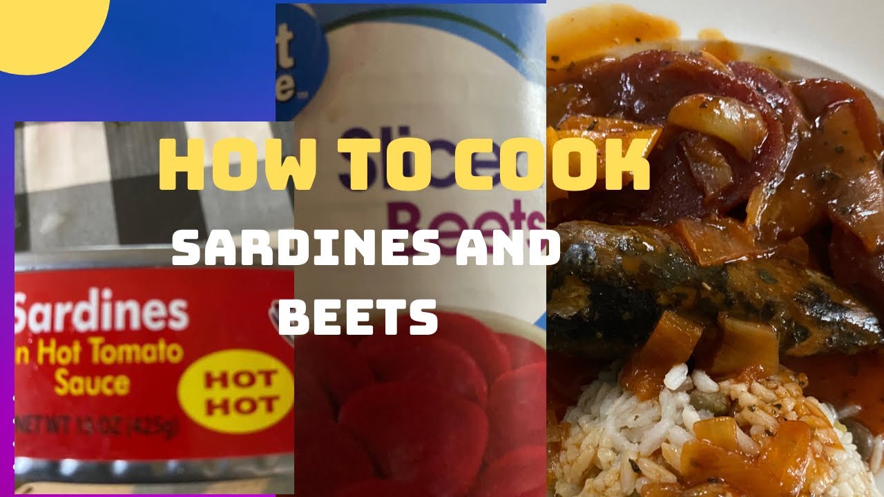 How to cook Sardines and beets YouTube
