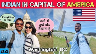 A Day In Washington DC 🇺🇲 Where Everything Was Free ! 🤑🤑 #IndianInUSA