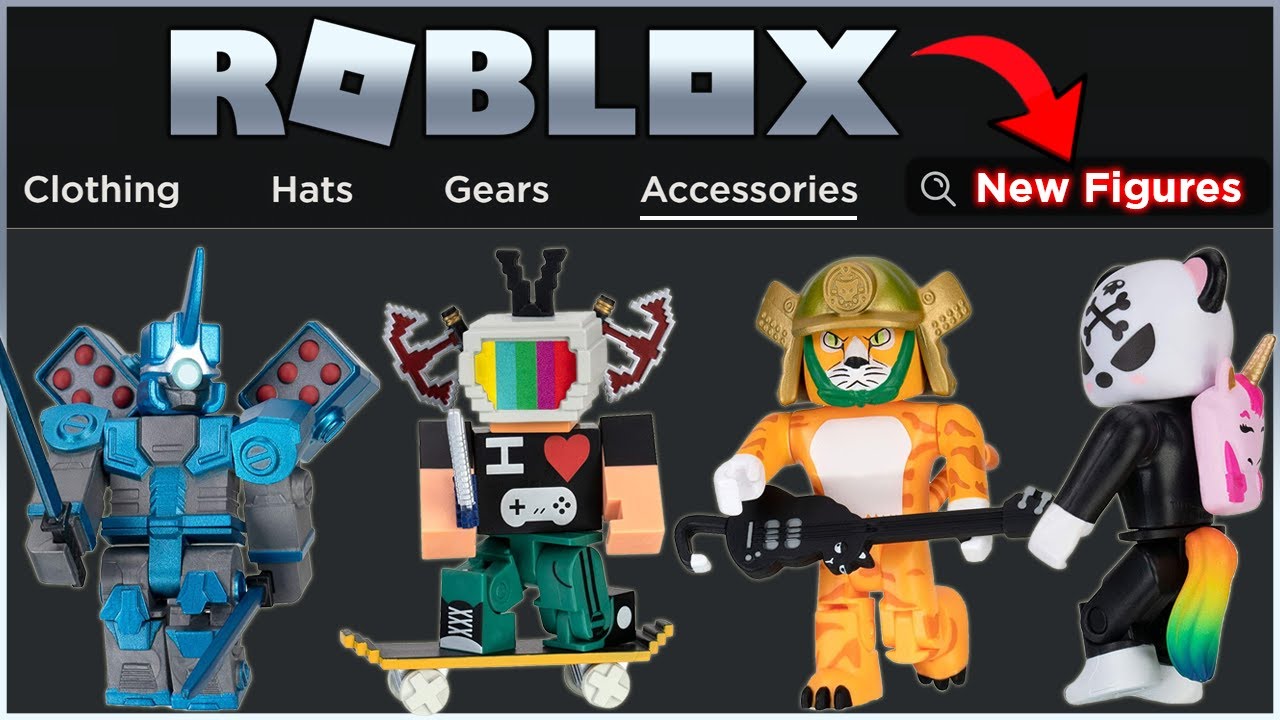 Roblox Avatar Shop Series Collection - Bacon Hair Branding Emergency Figure  Pack [Includes Exclusive Virtual Item] 