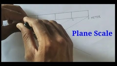 Engineering Drawing How to draw plane scale in Marathi for ITI Students