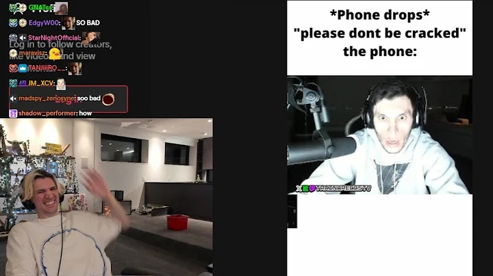 xQc Dies Laughing at Trainwrecks TikToks