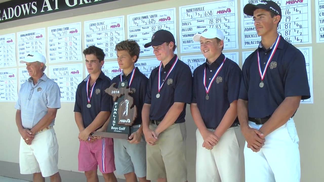 2016 Division 1 Boys Golf State Final Highlights on STATE CHAMPS! - YouTube