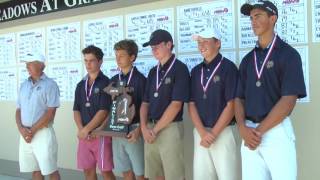 2016 Division 1 Boys Golf State Final Highlights on STATE CHAMPS!
