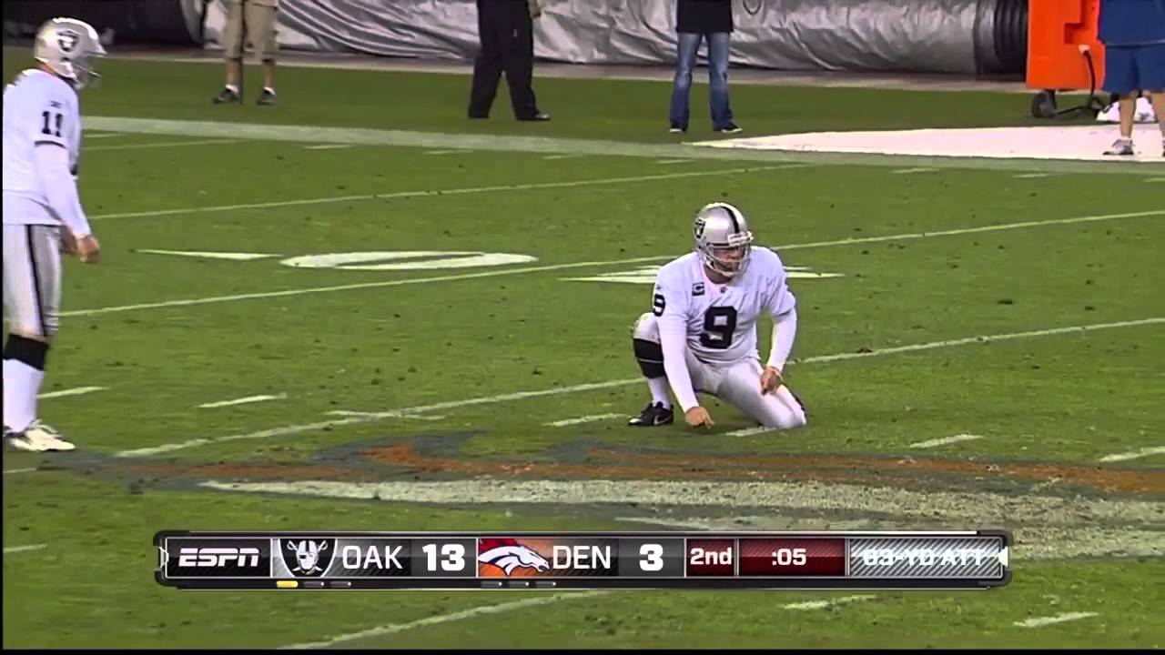 Sebastian Janikowski BEST KICKER EVER 63 yard field goal and 70 yarder pregame HD