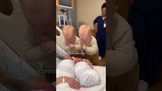 Serious Faces, Instant Regret 😐➡️😂#CuteBabies #FamilyLaughs #OneShotVideo #ShortsFeed