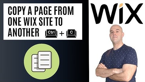 How To Copy A Page From One Wix Site To Another Wix Site