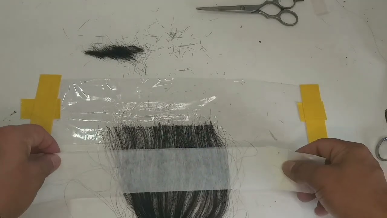 COMO CONFECCIONAR MEGA HAIR FITA ADESIVA SUPER FÁCIL E RÁPIDO.
