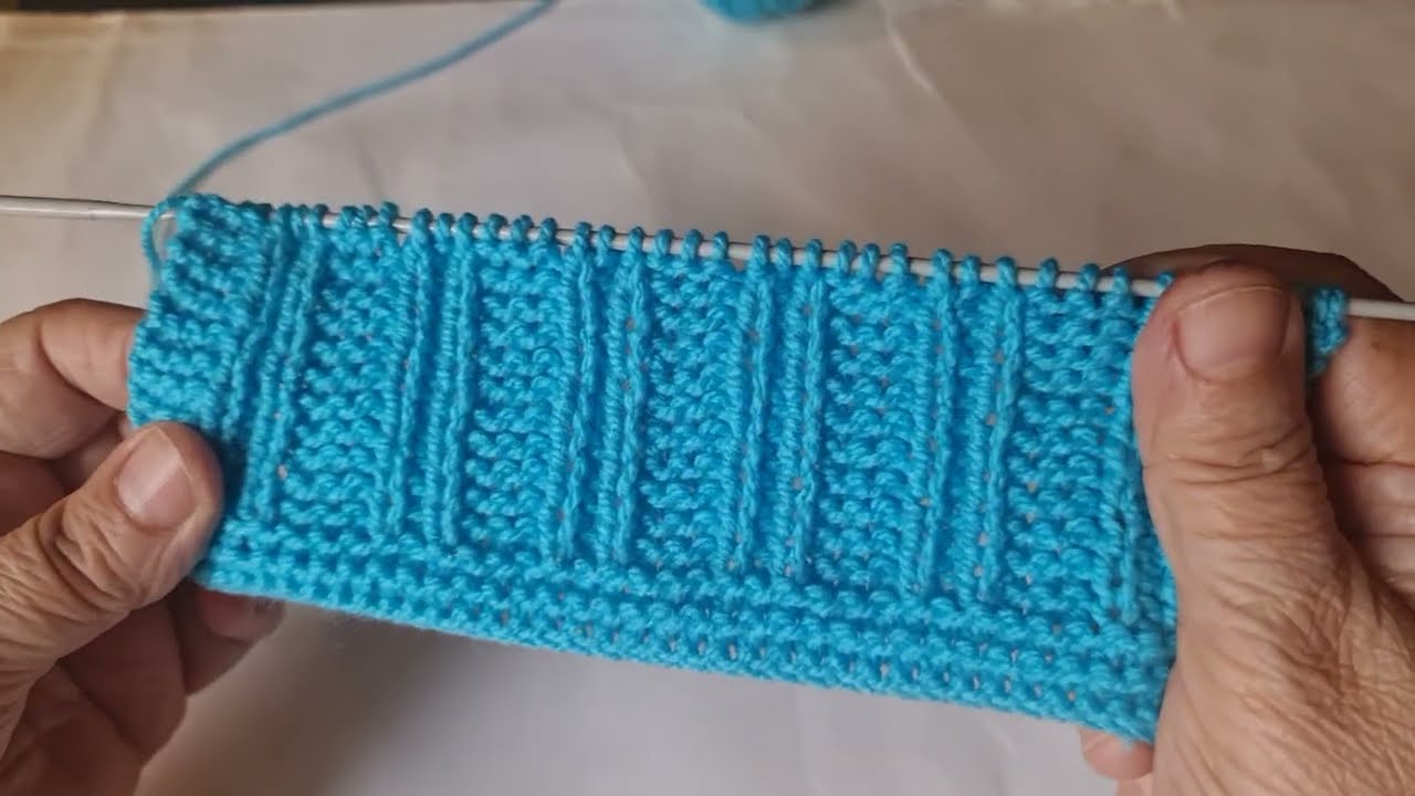 Çox asan toxunan bir naxış #örgü #knitting 