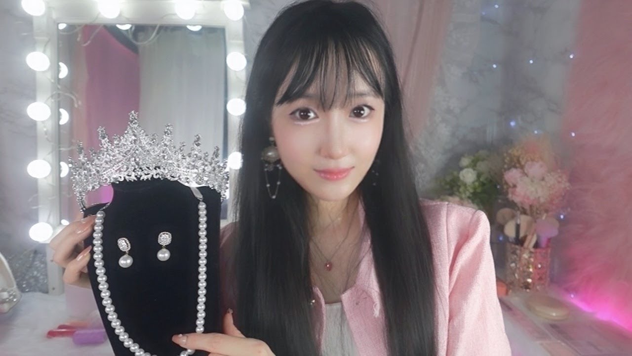 ASMR Beautiful Wedding Makeup, Hair & Dress for the Bride👰💍