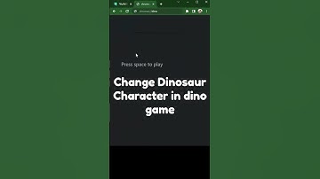 Change dinosaur to different character in chrome dino game
