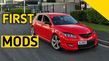 The Best FIRST MODS for a MAZDASPEED 3 / 6