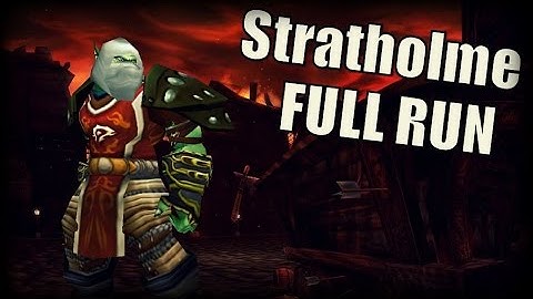 WoW Vanilla Dungeons - Stratholme living & undead