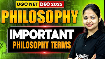 UGC NET Philosophy | UGC NET Philosophy Important Philosophy Terms By Tejasvi Mam