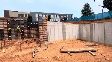 How to do concrete walls, rebars, water stope, expansion & control joints, forms works