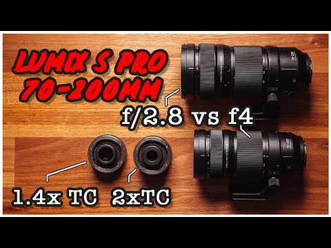 Panasonic Lumix S Pro 70-200mm f/2.8 (vs f/4) Review