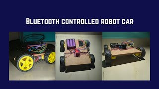 A bluetooth controlled robot car! - IIT Madras's School Connect with @uditv9385